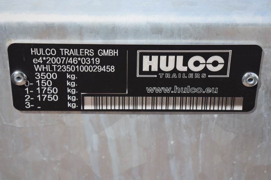 Hulco Terrax-2 3500kg 2 Axel Trailer, 2.770 kg Capacity, - Maskinhenger: bilde 5 Hulco Terrax-2 3500kg 2 Axel Trailer, 2.770 kg Capacity, - Maskinhenger: bilde 5