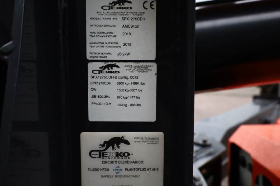 Jekko SPX1275CDH Valid inspection, *Guarantee! Diesel/El - Beltegående kran: bilde 5 Jekko SPX1275CDH Valid inspection, *Guarantee! Diesel/El - Beltegående kran: bilde 5