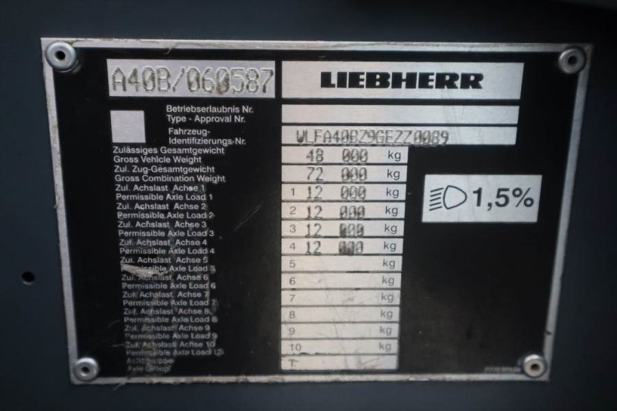 Liebherr LTM1070-4.2 Dutch Vehicle Registration, Valid Insp - Allterrengkran: bilde 5 Liebherr LTM1070-4.2 Dutch Vehicle Registration, Valid Insp - Allterrengkran: bilde 5