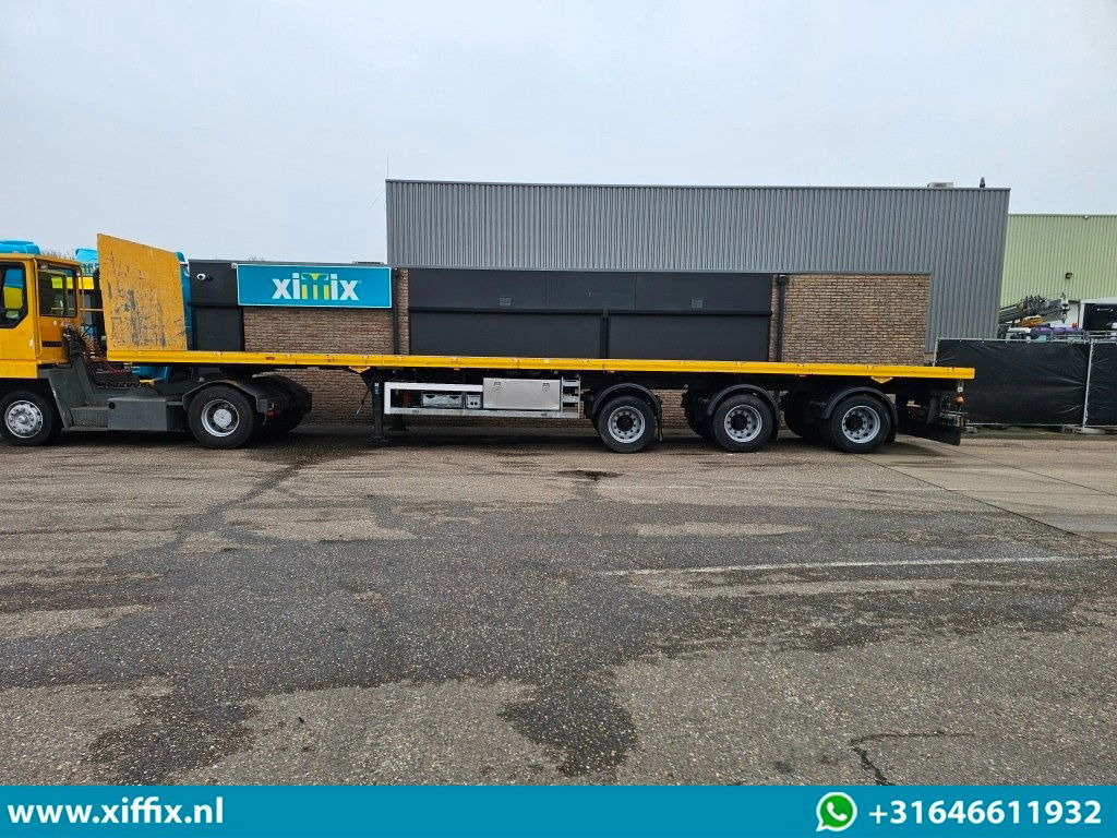 Åpen semitrailer Broshuis 3-ass. Vlakke dubbel 2x uitschuifbare oplegger / 3x gestuurd: bilde 17