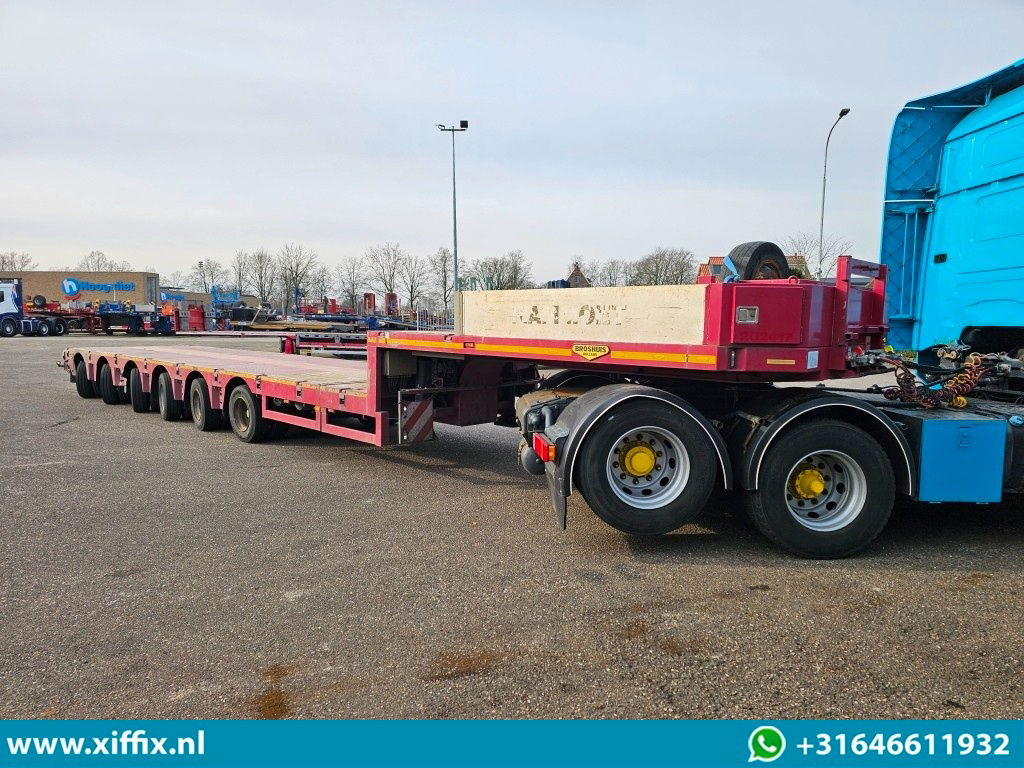 Broshuis 6-ass. Uitschuifbare semi dieplader / SL assen / 5x gestuurd - Lavloader semitrailer: bilde 4 Broshuis 6-ass. Uitschuifbare semi dieplader / SL assen / 5x gestuurd - Lavloader semitrailer: bilde 4
