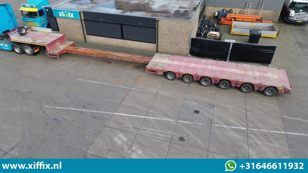 Broshuis 6-ass. Uitschuifbare semi dieplader / SL assen / 5x gestuurd - Lavloader semitrailer: bilde 2 Broshuis 6-ass. Uitschuifbare semi dieplader / SL assen / 5x gestuurd - Lavloader semitrailer: bilde 2