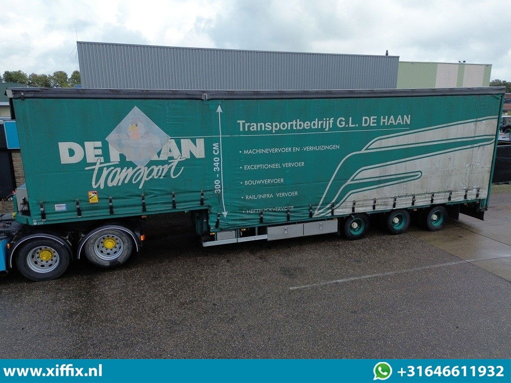 DRACO 3-ass. Semi dieplader met huifopbouw / 2x gestuurd - Lavloader semitrailer: bilde 1 DRACO 3-ass. Semi dieplader met huifopbouw / 2x gestuurd - Lavloader semitrailer: bilde 1