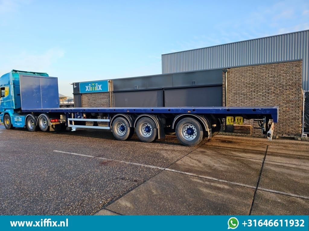 Åpen semitrailer Doll 3-ass. Vlakke uitschuifbare oplegger / Naloop gestuurd / 14091: bilde 8