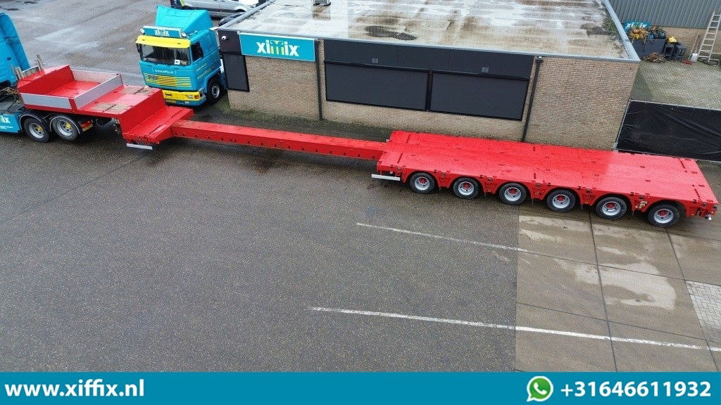 Doll 6-ass. Uitschuifbare semi dieplader / Panther assen / 5x gestuurd - Lavloader semitrailer: bilde 2 Doll 6-ass. Uitschuifbare semi dieplader / Panther assen / 5x gestuurd - Lavloader semitrailer: bilde 2
