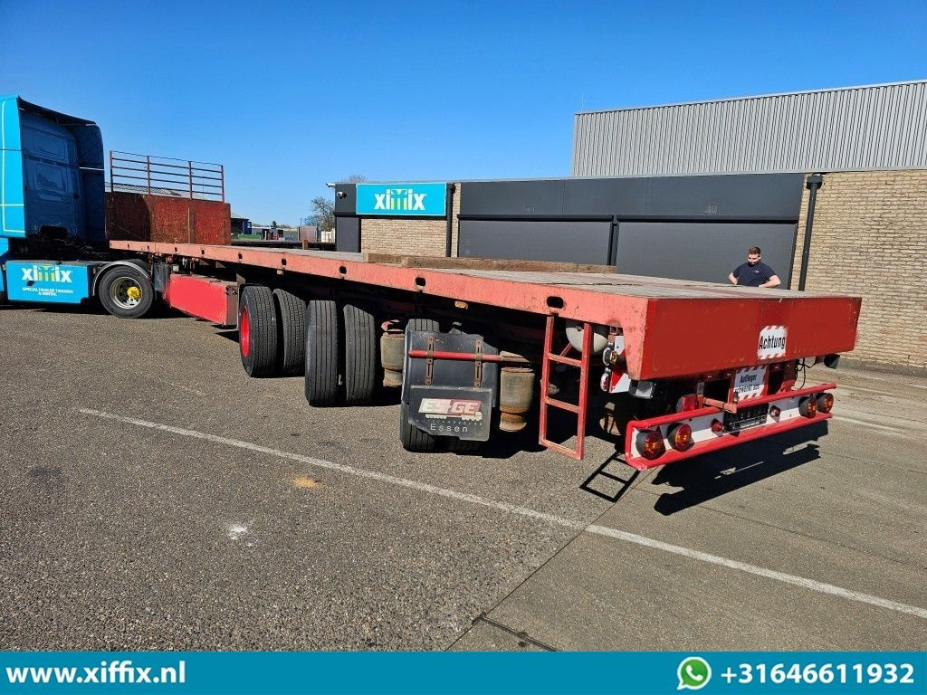 ES-GE 3-ass. Vlakke dubbel 2x uitschuifbare oplegger / 3x gestuurd - Åpen semitrailer: bilde 4 ES-GE 3-ass. Vlakke dubbel 2x uitschuifbare oplegger / 3x gestuurd - Åpen semitrailer: bilde 4