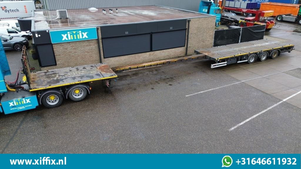 ES-GE 3-ass. Vlakke uitschuifbare Mega oplegger / Naloop gestuurd - Åpen semitrailer: bilde 1 ES-GE 3-ass. Vlakke uitschuifbare Mega oplegger / Naloop gestuurd - Åpen semitrailer: bilde 1