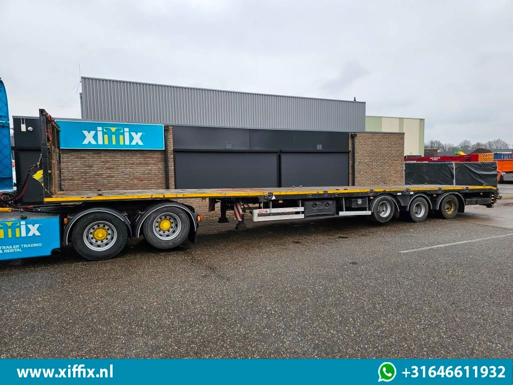 ES-GE 3-ass. Vlakke uitschuifbare Mega oplegger / Naloop gestuurd - Åpen semitrailer: bilde 5 ES-GE 3-ass. Vlakke uitschuifbare Mega oplegger / Naloop gestuurd - Åpen semitrailer: bilde 5