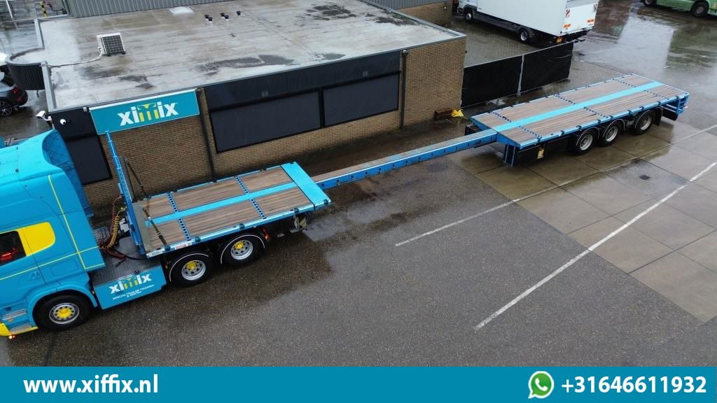 ES-GE 3-ass. Vlakke uitschuifbare oplegger / Naloop gestuurd - Åpen semitrailer: bilde 1 ES-GE 3-ass. Vlakke uitschuifbare oplegger / Naloop gestuurd - Åpen semitrailer: bilde 1
