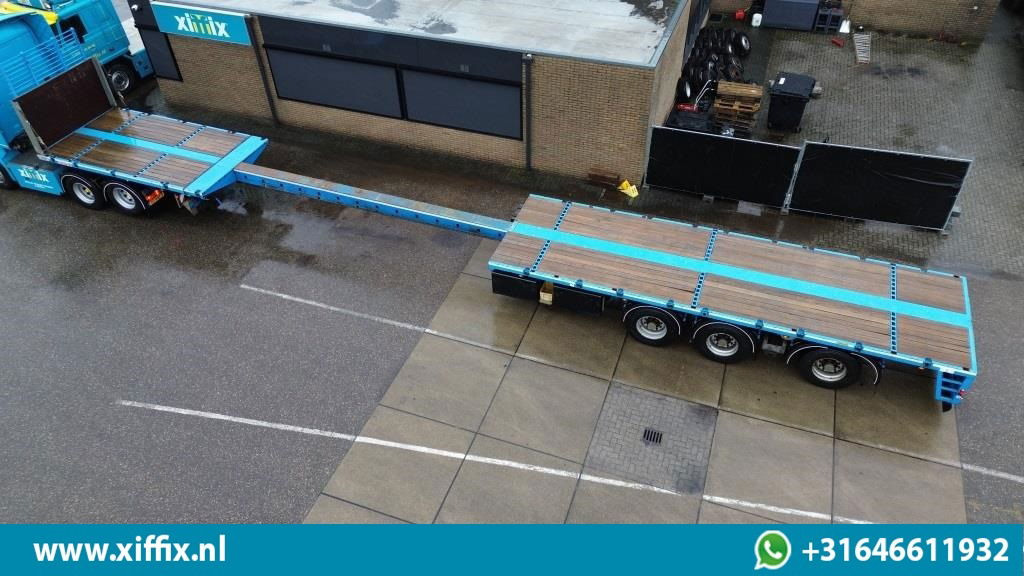 ES-GE 3-ass. Vlakke uitschuifbare oplegger / Naloop gestuurd - Åpen semitrailer: bilde 2 ES-GE 3-ass. Vlakke uitschuifbare oplegger / Naloop gestuurd - Åpen semitrailer: bilde 2