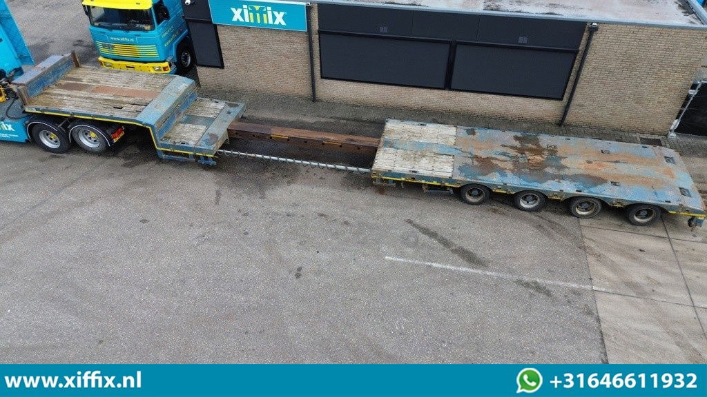 ES-GE 4-ass. Uitschuifbare semi dieplader / 78 cm. Hoog / 2x naloop gestuurd - Lavloader semitrailer: bilde 2 ES-GE 4-ass. Uitschuifbare semi dieplader / 78 cm. Hoog / 2x naloop gestuurd - Lavloader semitrailer: bilde 2