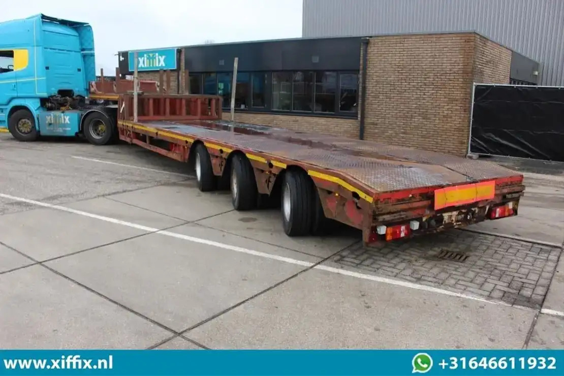 Faymonville 3-ass. dubbel 2x uitschuifbare Semi-Dieplader / 3x gestuurd / 13607 - Lavloader semitrailer: bilde 4 Faymonville 3-ass. dubbel 2x uitschuifbare Semi-Dieplader / 3x gestuurd / 13607 - Lavloader semitrailer: bilde 4
