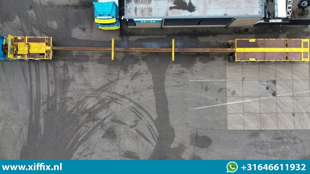 Faymonville 4-ass. Vlakke triple 3x uitschuifbare oplegger / 35 meter / 4x gestuurd - Åpen semitrailer: bilde 5 Faymonville 4-ass. Vlakke triple 3x uitschuifbare oplegger / 35 meter / 4x gestuurd - Åpen semitrailer: bilde 5