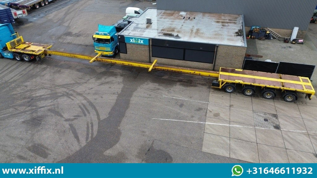 Faymonville 4-ass. Vlakke triple 3x uitschuifbare oplegger / 35 meter / 4x gestuurd - Åpen semitrailer: bilde 3 Faymonville 4-ass. Vlakke triple 3x uitschuifbare oplegger / 35 meter / 4x gestuurd - Åpen semitrailer: bilde 3