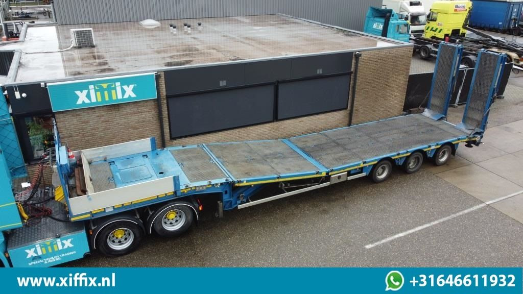 Faymonville TE Huur 3-ass. Semi dieplader met dubbele hydr. Kleppen en hydr. Ver - Lavloader semitrailer: bilde 1 Faymonville TE Huur 3-ass. Semi dieplader met dubbele hydr. Kleppen en hydr. Ver - Lavloader semitrailer: bilde 1