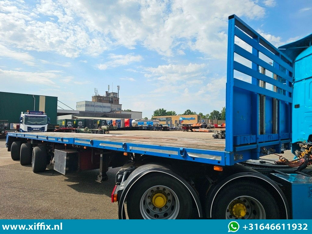 Lako 3-ass. Vlakke dubbel 2x uitschuifbare oplegger / 3x gestuurd - Åpen semitrailer: bilde 4 Lako 3-ass. Vlakke dubbel 2x uitschuifbare oplegger / 3x gestuurd - Åpen semitrailer: bilde 4