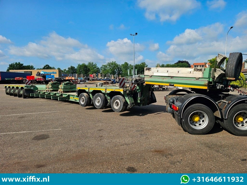 SCHEUERLE 3bed5 Uitschuifbare dieplader met afneembare nek / Pendel assen - Lavloader semitrailer: bilde 4 SCHEUERLE 3bed5 Uitschuifbare dieplader met afneembare nek / Pendel assen - Lavloader semitrailer: bilde 4