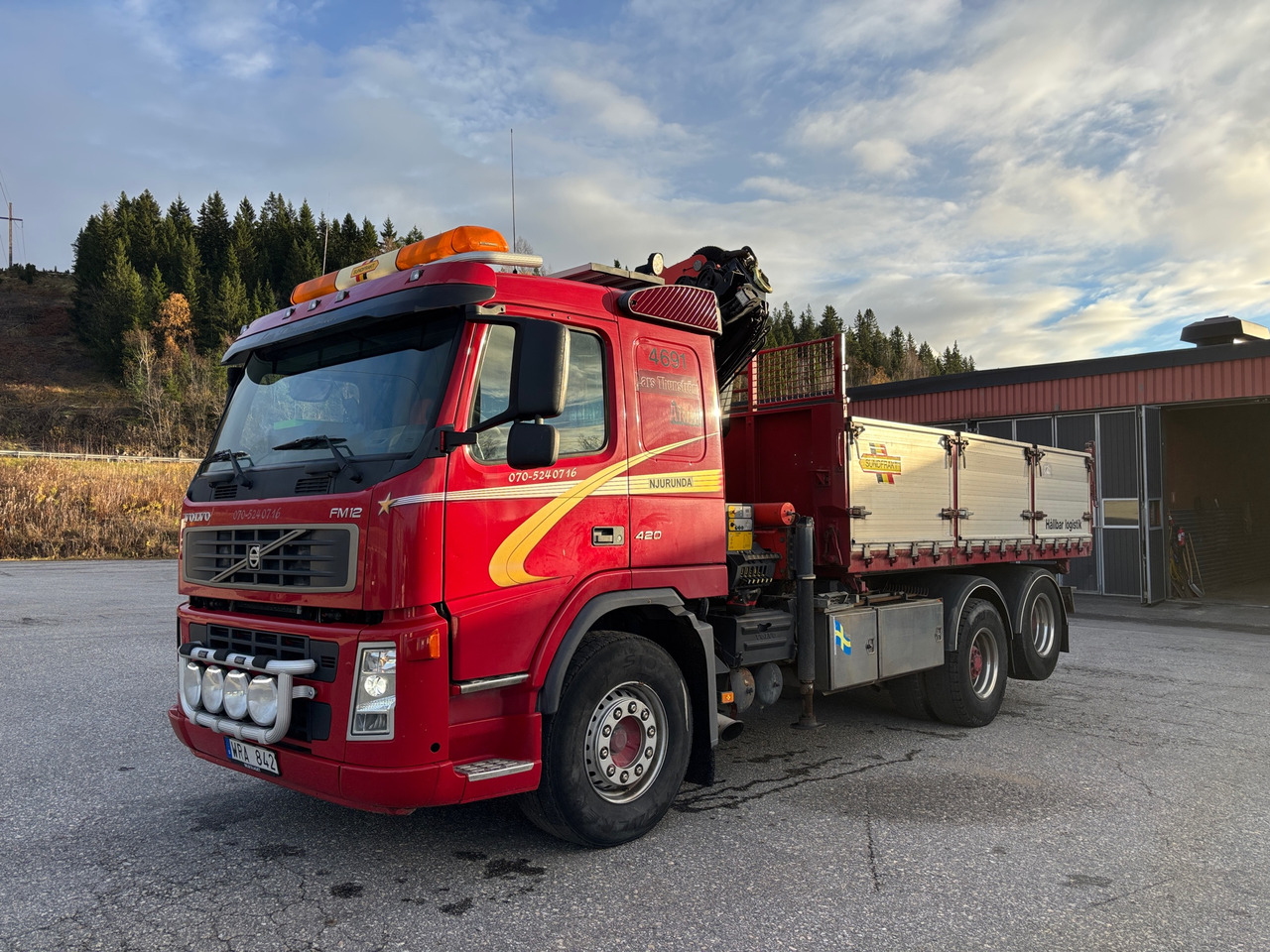 Volvo FM12 - Kranbil: bilde 1 Volvo FM12 - Kranbil: bilde 1