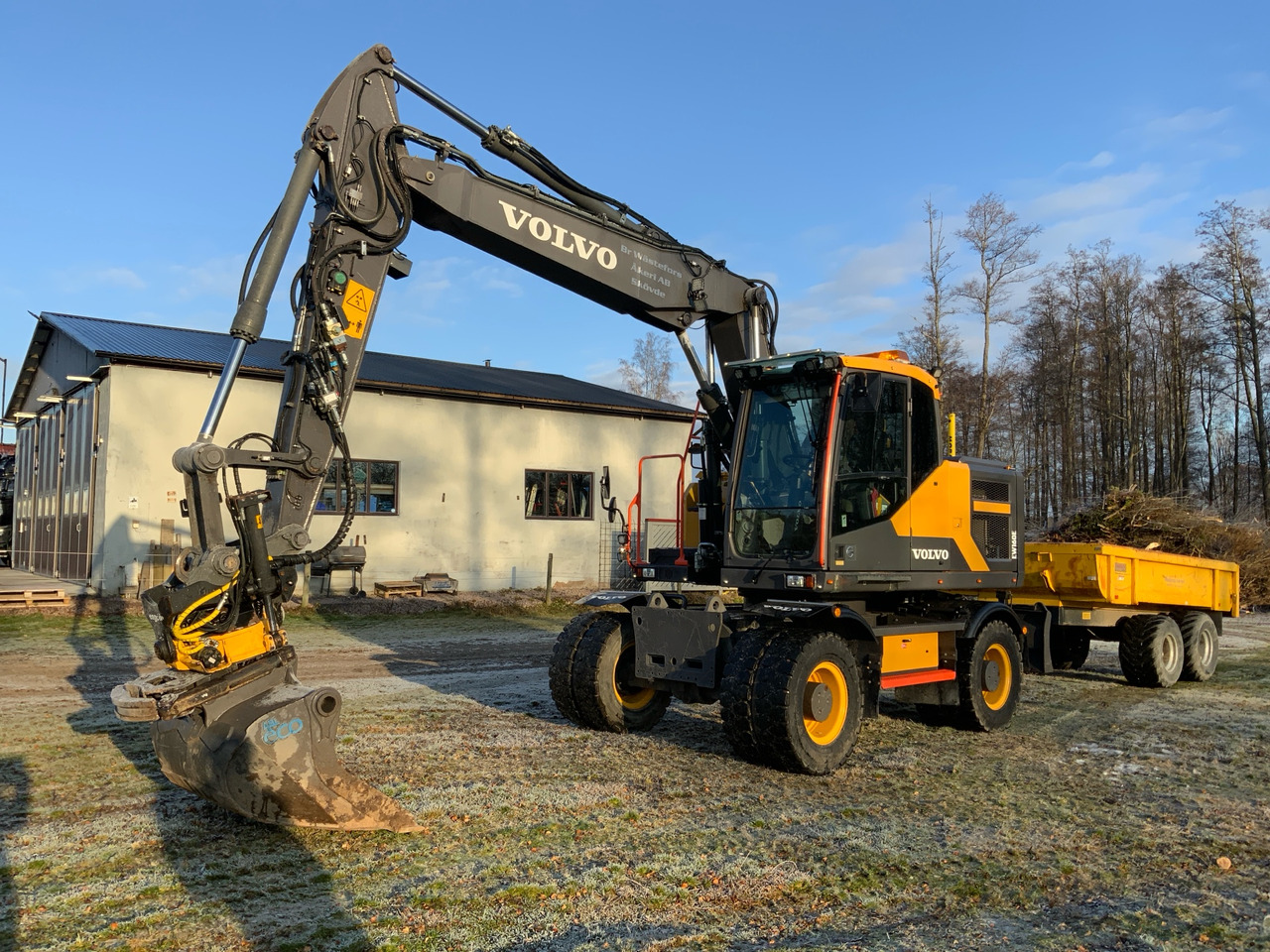 Volvo Waldung-Kärran EW160E - Gravemaskin: bilde 1 Volvo Waldung-Kärran EW160E - Gravemaskin: bilde 1