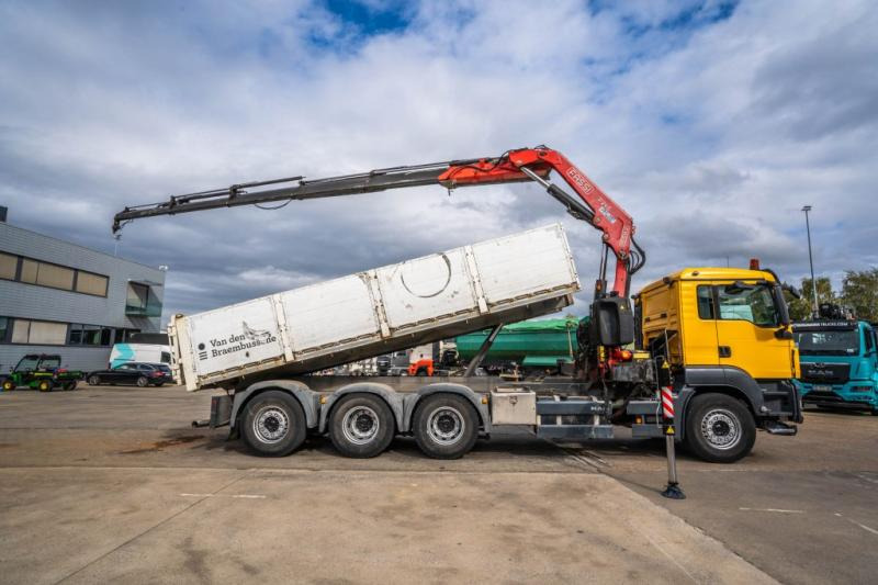 MAN TGS 32.400 BL + Fassi 245A/5x - Tippbil, Kranbil: bilde 3 MAN TGS 32.400 BL + Fassi 245A/5x - Tippbil, Kranbil: bilde 3