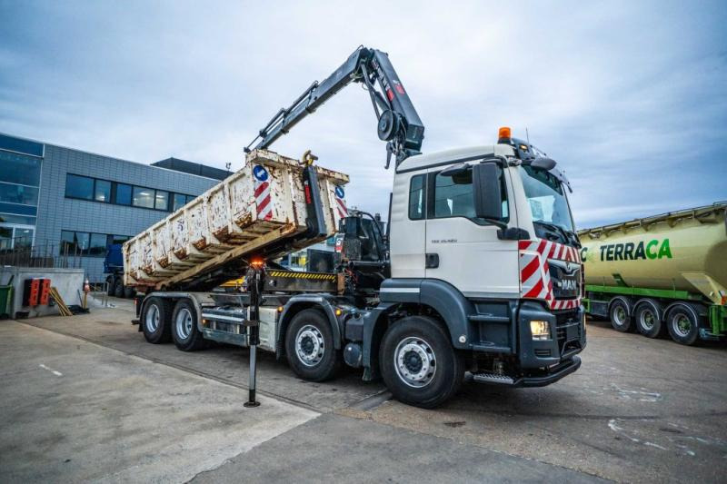 MAN TGS 32.420 BL + HIAB X-HIDUO 188/3x - Krokbil, Kranbil: bilde 2 MAN TGS 32.420 BL + HIAB X-HIDUO 188/3x - Krokbil, Kranbil: bilde 2