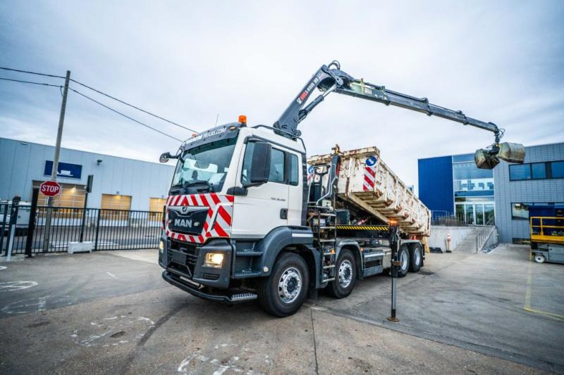 MAN TGS 32.420 BL + HIAB X-HIDUO 188/3x - Krokbil, Kranbil: bilde 1 MAN TGS 32.420 BL + HIAB X-HIDUO 188/3x - Krokbil, Kranbil: bilde 1