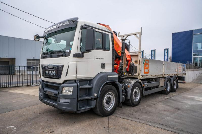 MAN TGS 35.360 BL-8X2-6+PALFINGER 27 T/m + 8EXT - Planbil, Kranbil: bilde 4 MAN TGS 35.360 BL-8X2-6+PALFINGER 27 T/m + 8EXT - Planbil, Kranbil: bilde 4