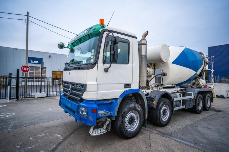 Mercedes ACTROS 4141 BB-MP2 + MIXER 9M3 - Betongbil: bilde 1 Mercedes ACTROS 4141 BB-MP2 + MIXER 9M3 - Betongbil: bilde 1