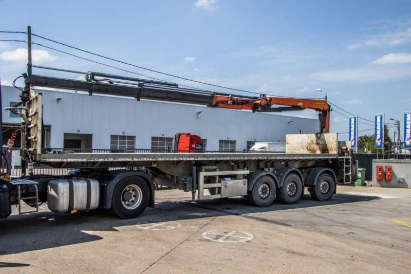 SYSTEM TRAILER CRANE/KRAN/GRUE-PALFINGER 24T/M+3EXT - Åpen semitrailer: bilde 1 SYSTEM TRAILER CRANE/KRAN/GRUE-PALFINGER 24T/M+3EXT - Åpen semitrailer: bilde 1