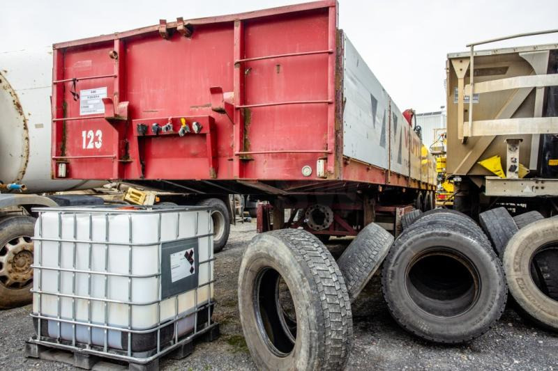 Semitrailer Kwb KRAAN/CRANE/GRUE/KRAN - KENNIS 16 TON/M(3xhydr.): bilde 7