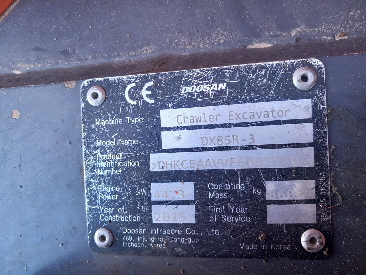 DOOSAN DX85R-3 - Minigraver: bilde 4 DOOSAN DX85R-3 - Minigraver: bilde 4