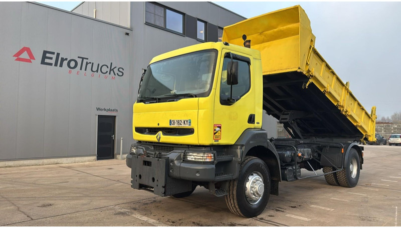 Renault KERAX 340 (4X4 / CAMION FRANCAIS / PARFAIT ETAT / LAMES / BOITE ET POMPE MANUELLE / FRENCH TRUCK) - Tippbil: bilde 1 Renault KERAX 340 (4X4 / CAMION FRANCAIS / PARFAIT ETAT / LAMES / BOITE ET POMPE MANUELLE / FRENCH TRUCK) - Tippbil: bilde 1