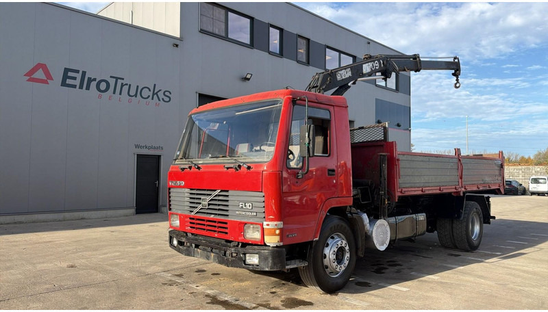 Volvo FL 10 - 320 (MANUAL PUMP / STEEL SUSP. / CRANE / LAMES / POMPE MANUELLE) - Planbil, Kranbil: bilde 1 Volvo FL 10 - 320 (MANUAL PUMP / STEEL SUSP. / CRANE / LAMES / POMPE MANUELLE) - Planbil, Kranbil: bilde 1