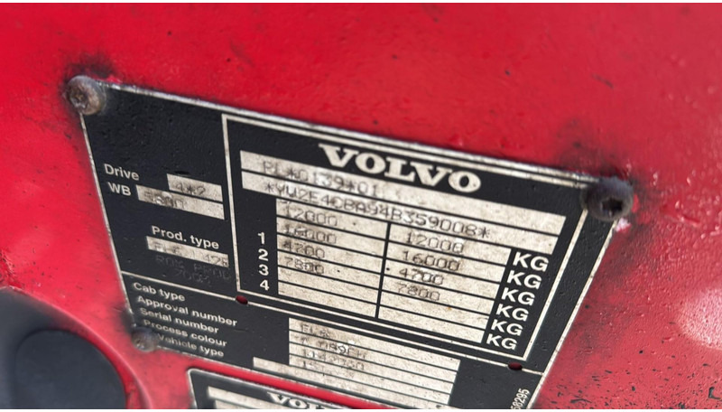 Chassis lastebil Volvo FL 220 (MANUAL GEARBOX / BOITE MANUELLE): bilde 20