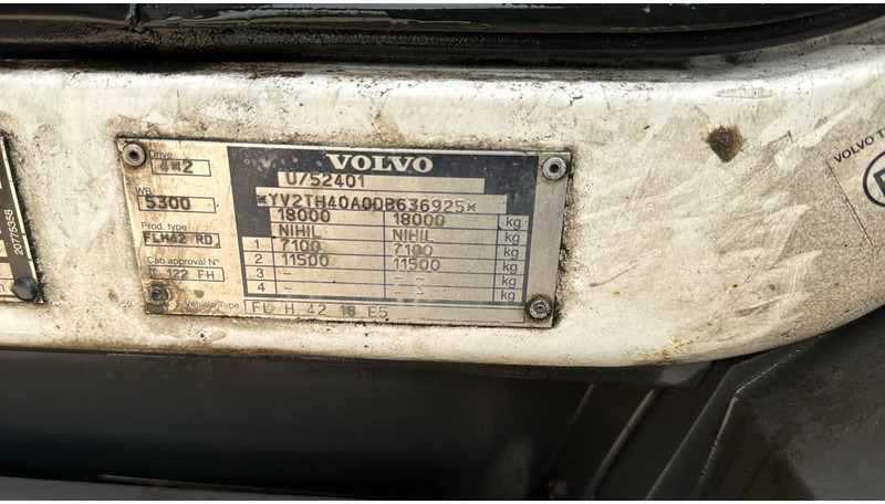 Leie Volvo FL 260 (LIFT 2000 KG / PERFECT BELGIAN TRUCK / 18 TON / EURO 5) Volvo FL 260 (LIFT 2000 KG / PERFECT BELGIAN TRUCK / 18 TON / EURO 5): bilde 15