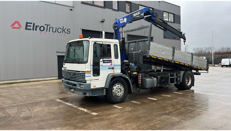 Volvo FL 6 - 19 (10 BOLTS / 10 BOULOTS / MANUAL PUMP / POMPE MANUELLE / GRUE / CRANE / PERFECT CONDITION) - Tippbil, Kranbil: bilde 1 Volvo FL 6 - 19 (10 BOLTS / 10 BOULOTS / MANUAL PUMP / POMPE MANUELLE / GRUE / CRANE / PERFECT CONDITION) - Tippbil, Kranbil: bilde 1