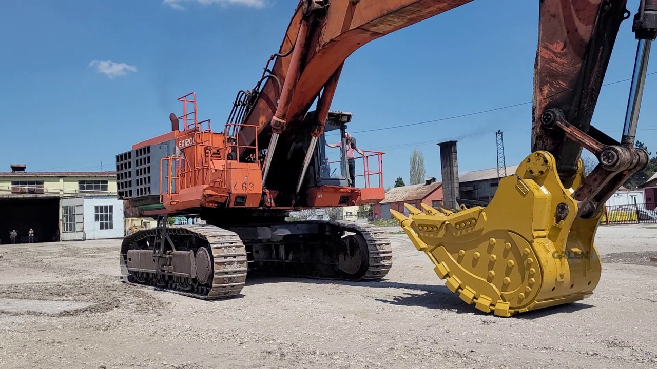 HITACHI EX1200 Rock Bucket - Gravemaskinskuffe for Beltegraver: bilde 1 HITACHI EX1200 Rock Bucket - Gravemaskinskuffe for Beltegraver: bilde 1