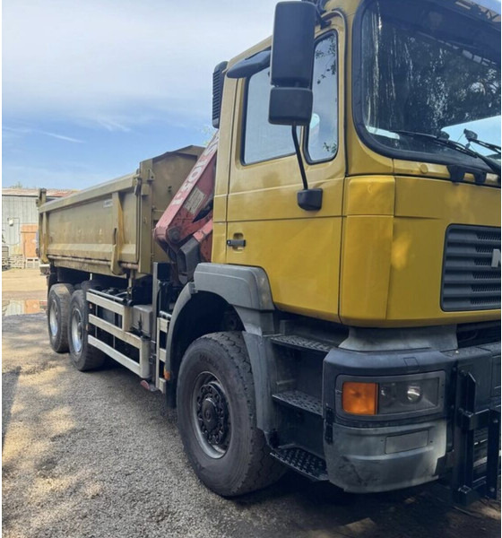 MAN 33/364 6x6 - Tippbil, Kranbil: bilde 1 MAN 33/364 6x6 - Tippbil, Kranbil: bilde 1