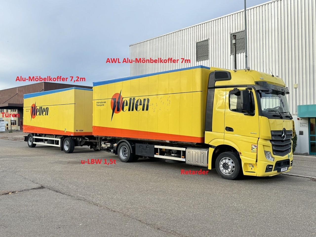 Mercedes-Benz Actros 1848 LL Gr.Haus AWL-Möbelkoffer uLBW - Skapbil: bilde 1 Mercedes-Benz Actros 1848 LL Gr.Haus AWL-Möbelkoffer uLBW - Skapbil: bilde 1