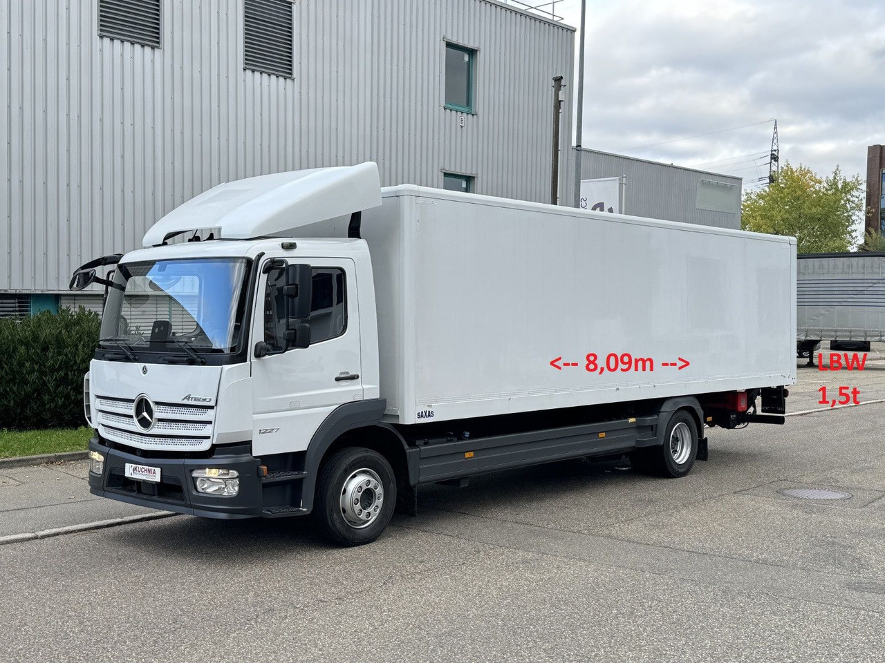 Mercedes-Benz Atego 1227L Koffer 8m LBW Klima Diff. Sperre - Skapbil: bilde 1 Mercedes-Benz Atego 1227L Koffer 8m LBW Klima Diff. Sperre - Skapbil: bilde 1