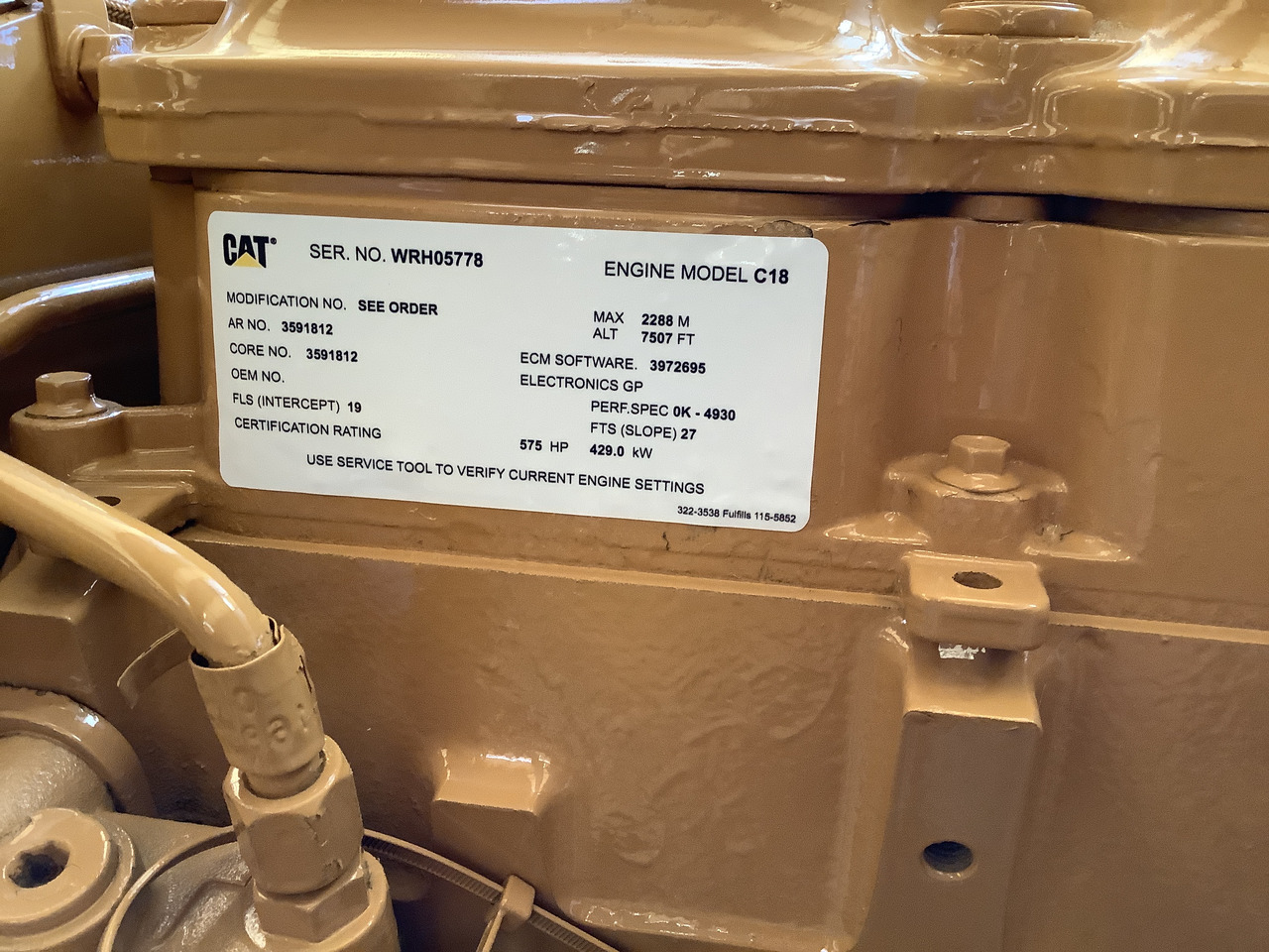 Caterpillar C18 Acert. - Motor: bilde 3 Caterpillar C18 Acert. - Motor: bilde 3