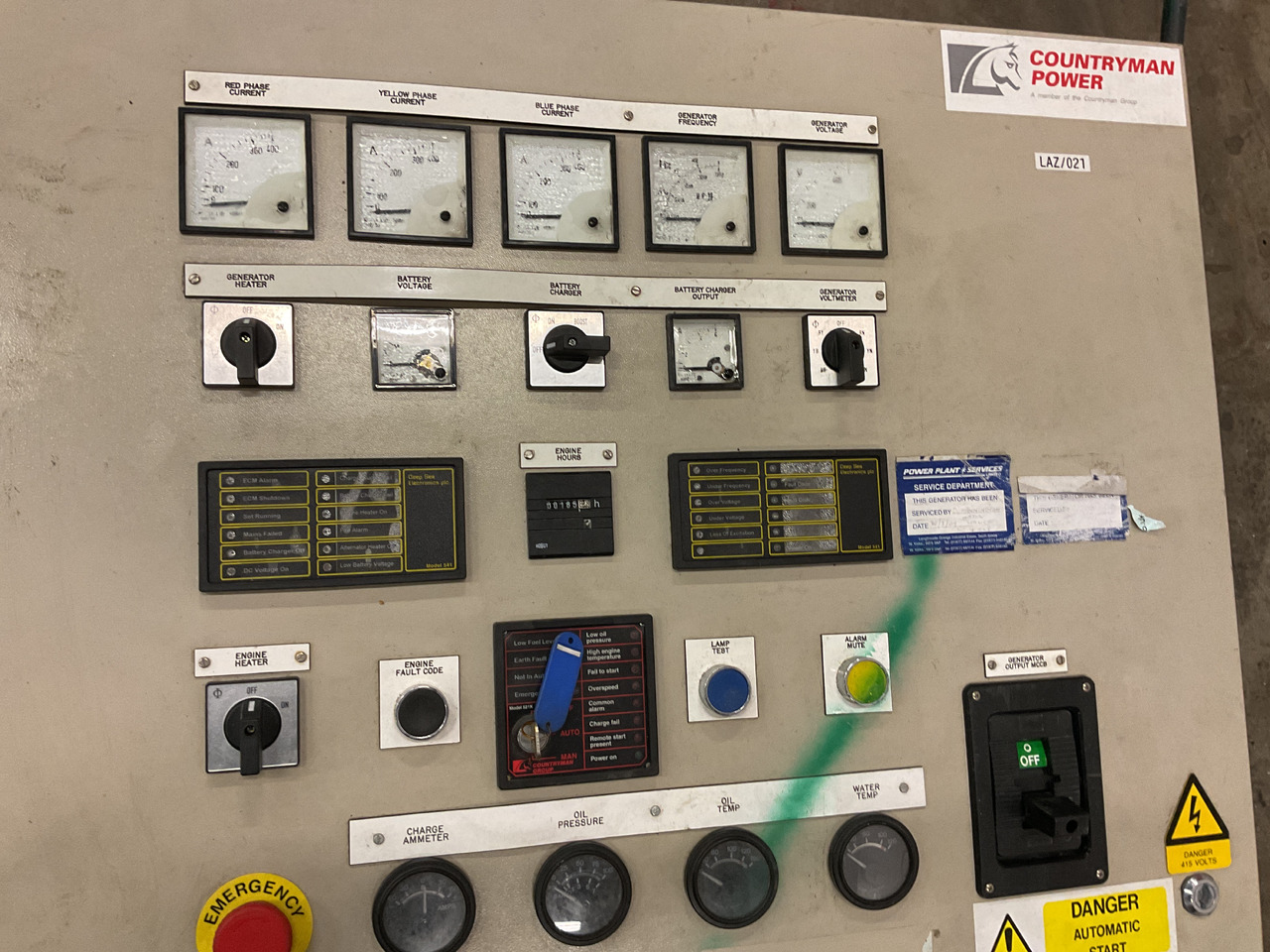 Elektrisk generator Perkins 250KVA, low standby hours and very complete.: bilde 12