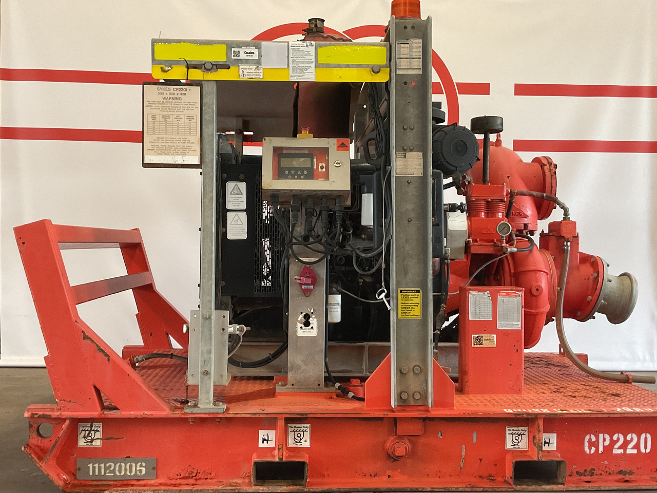 Sykes CP220i water pump, very complete. Perkins powered water pump. - Vannpumpe: bilde 1 Sykes CP220i water pump, very complete. Perkins powered water pump. - Vannpumpe: bilde 1