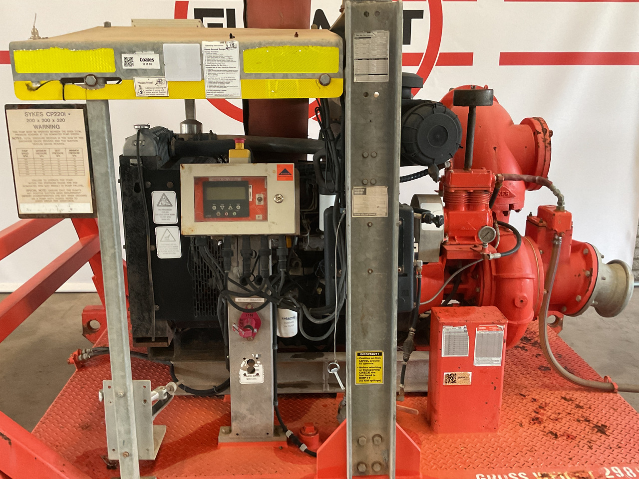 Sykes CP220i water pump, very complete. Perkins powered water pump. - Vannpumpe: bilde 3 Sykes CP220i water pump, very complete. Perkins powered water pump. - Vannpumpe: bilde 3