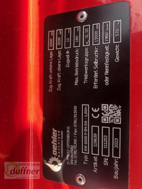 Oehler OL SW 6500 P EH-SA - Vinsj for Skogsmaskin: bilde 4 Oehler OL SW 6500 P EH-SA - Vinsj for Skogsmaskin: bilde 4