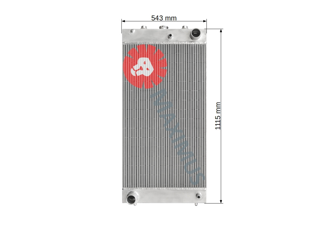 KOMATSU D65EX-15 D65WX-15 - Radiator for Bulldozer: bilde 2 KOMATSU D65EX-15 D65WX-15 - Radiator for Bulldozer: bilde 2