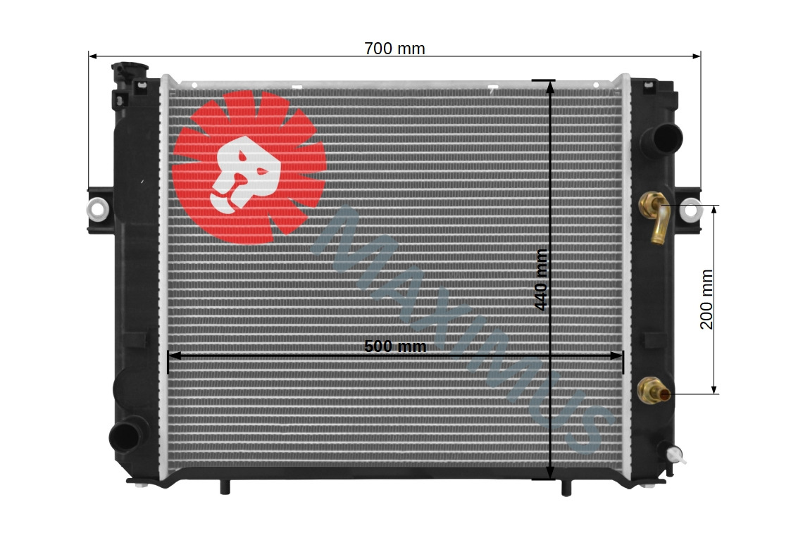 KOMATSU FG18MF037 - Radiator for Gaffeltruck: bilde 2 KOMATSU FG18MF037 - Radiator for Gaffeltruck: bilde 2