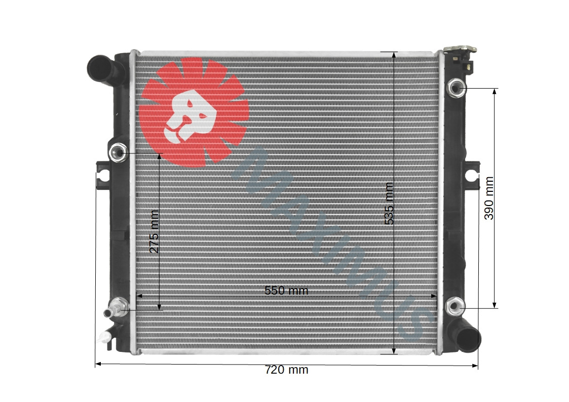 KOMATSU FORKLIFT - Radiator for Gaffeltruck: bilde 2 KOMATSU FORKLIFT - Radiator for Gaffeltruck: bilde 2