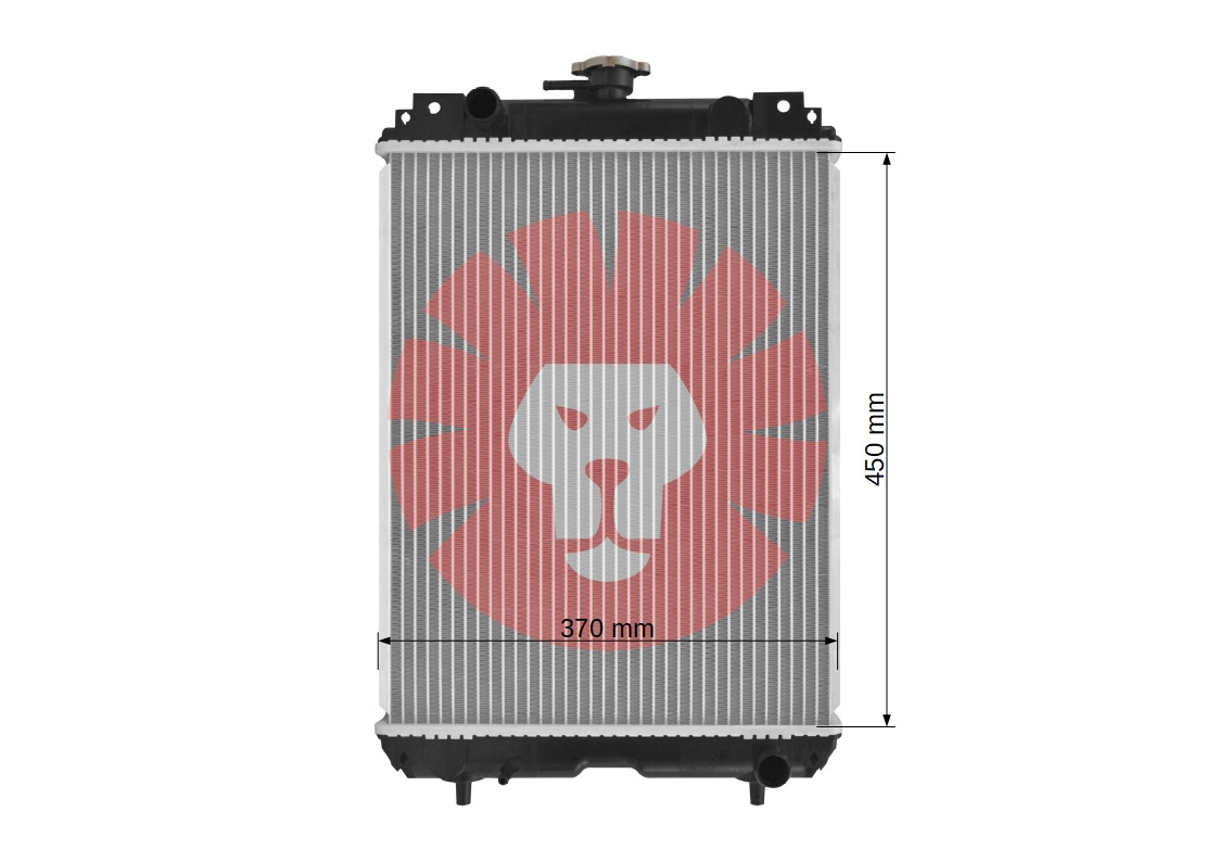 KOMATSU PC35 , PC27 , PC30 , PC18 , PC14 , - Radiator for Minigraver: bilde 3 KOMATSU PC35 , PC27 , PC30 , PC18 , PC14 , - Radiator for Minigraver: bilde 3
