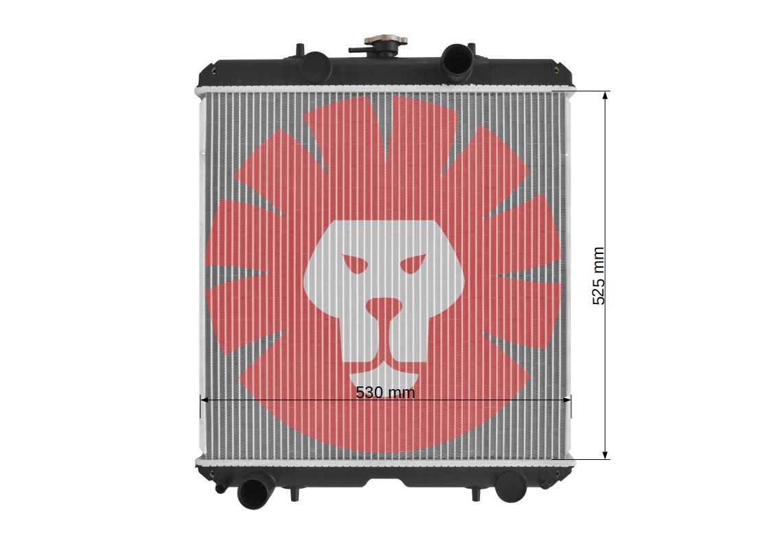 KOMATSU PC78UU-6 PC78US-6 PC78MR-6 - Radiator for Gravemaskin: bilde 3 KOMATSU PC78UU-6 PC78US-6 PC78MR-6 - Radiator for Gravemaskin: bilde 3